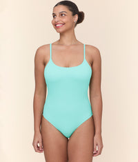 Amalfi One Piece Opal Wide Rib