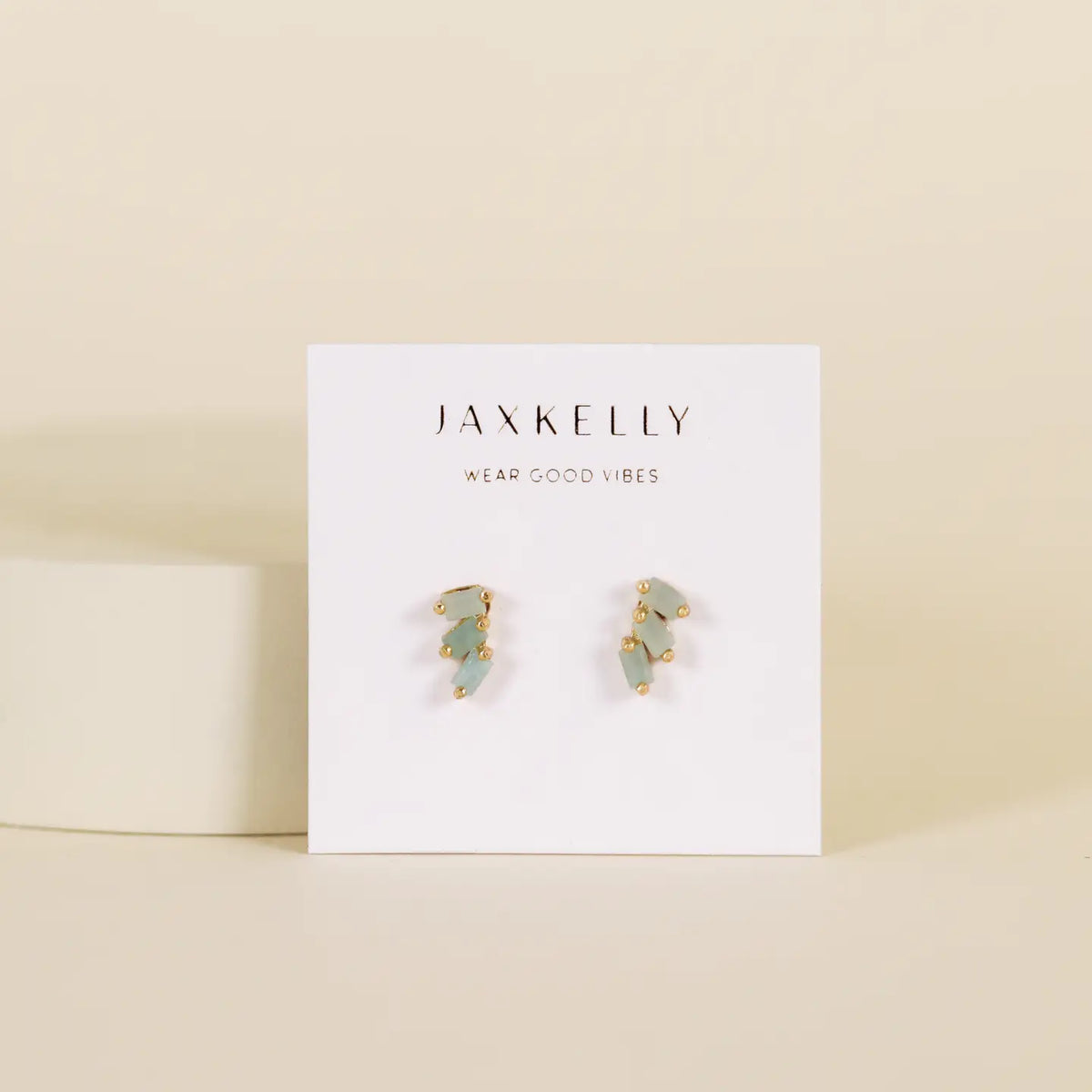 Offset Trio Earring Amazonite