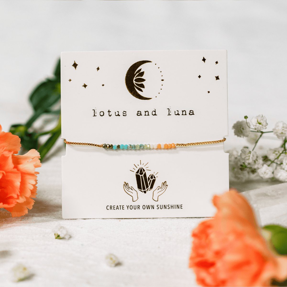 "Create Your Own Sunshine" Goddess Bracelet