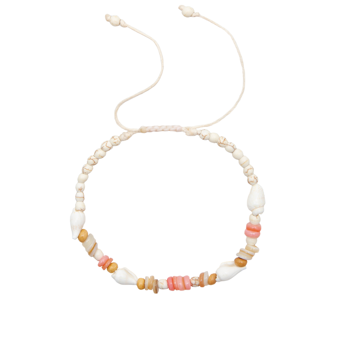 Tigertail Beachcomber Shell Anklet