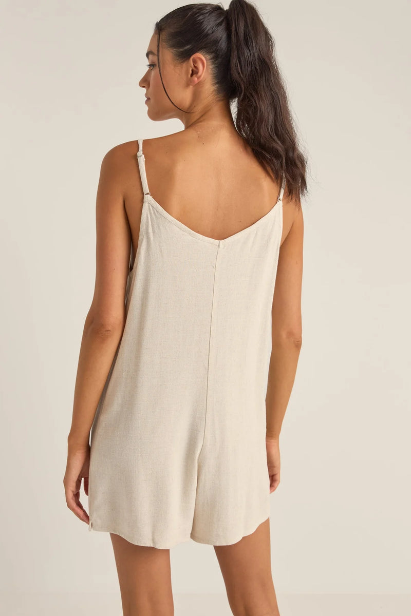 Adjustable Romper Oat