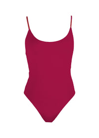 Baja Bodysuit Beet Red