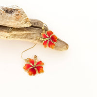 Hibiscus Hues Earring