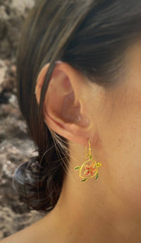 Honu Hues Earring