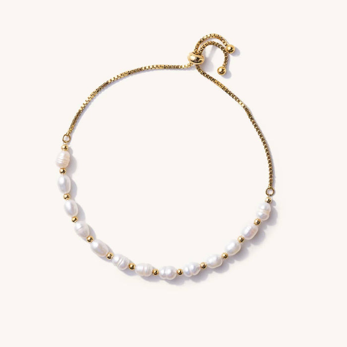 Freshwater Pearl Slider Bracelet