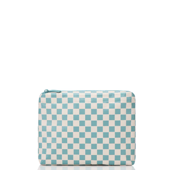 Petite Check Small Pouch Tide