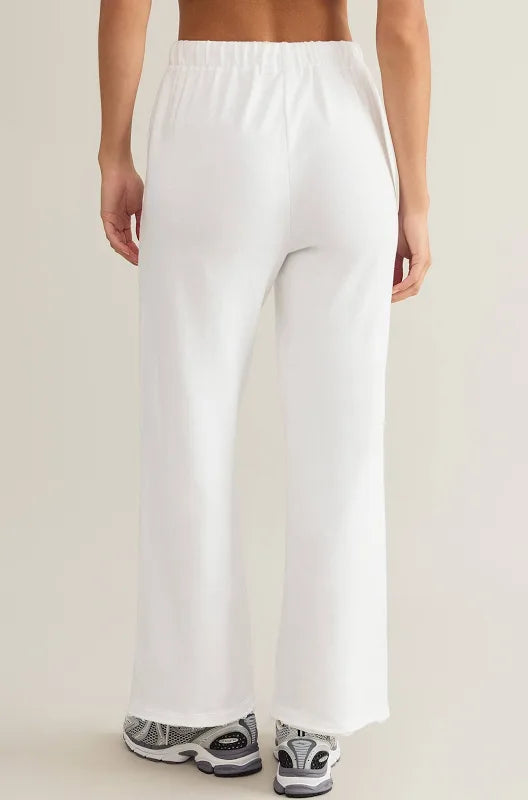 Huntington French Terry Pant White