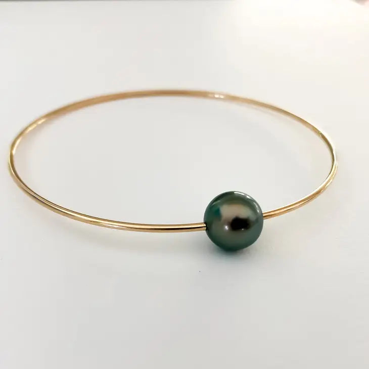 Tahitian Pearl Bangle 8.5"