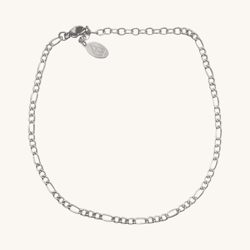 Waterproof Silver Tasha Anklet