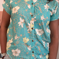 Womens Aloha Shirt in Lanikai