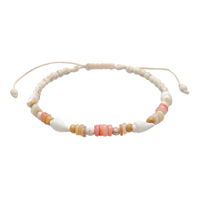 Tigertail Beachcomber Shell Anklet