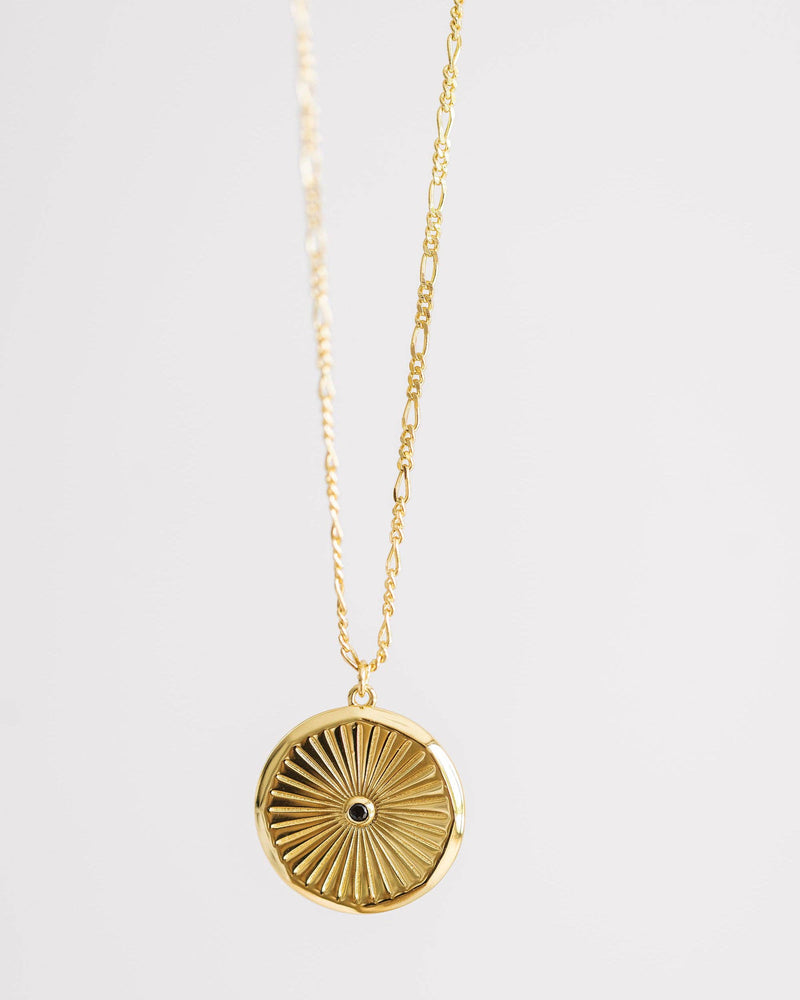 Gold Midnight Sun Necklace