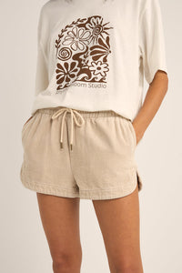 Mazzy Corduroy Short Sand