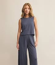 Scout Textured Slub Pant Worn Blue