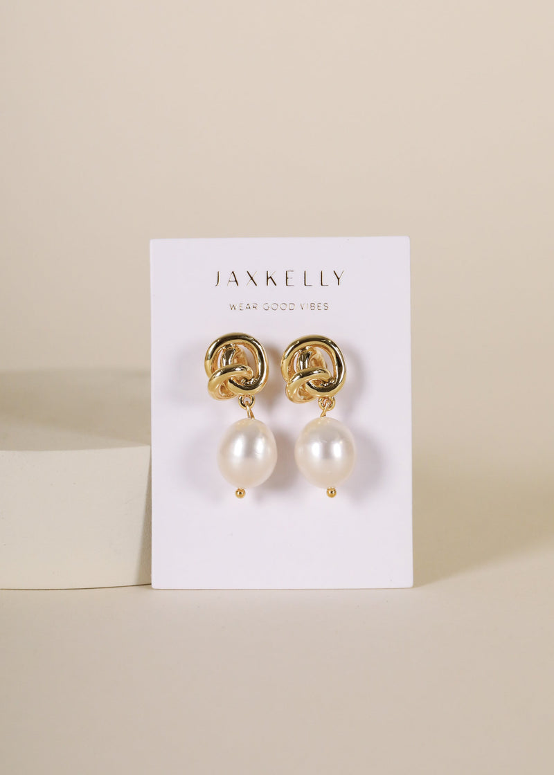 Pearl Knot Earring