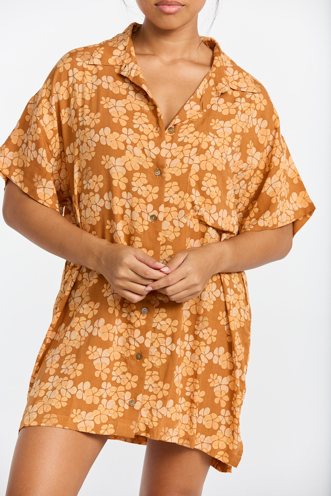 Aloha Shirt Dress Lei