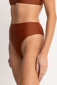 Classic Hi Waist Pant Rust