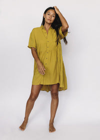 Riley Dress Ochre