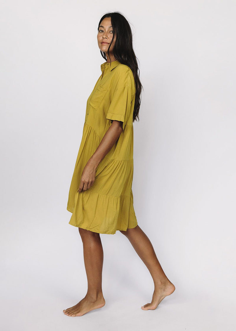 Riley Dress Ochre