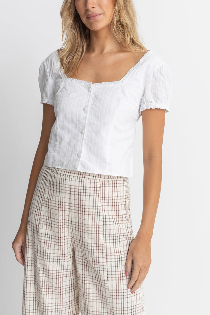 Sadie Top White