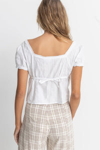 Sadie Top White