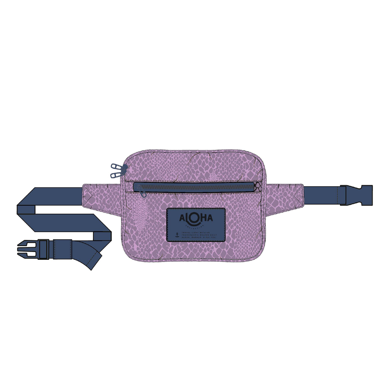 Keep It Light Hip Pack Python Amethyst