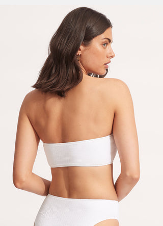 Sea Dive Tube Top White