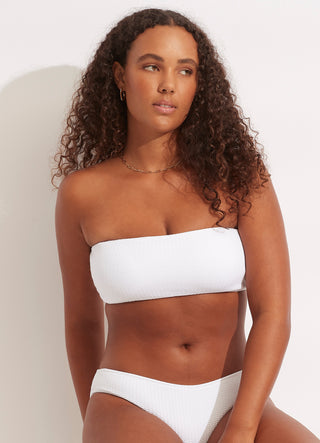 Sea Dive Tube Top White