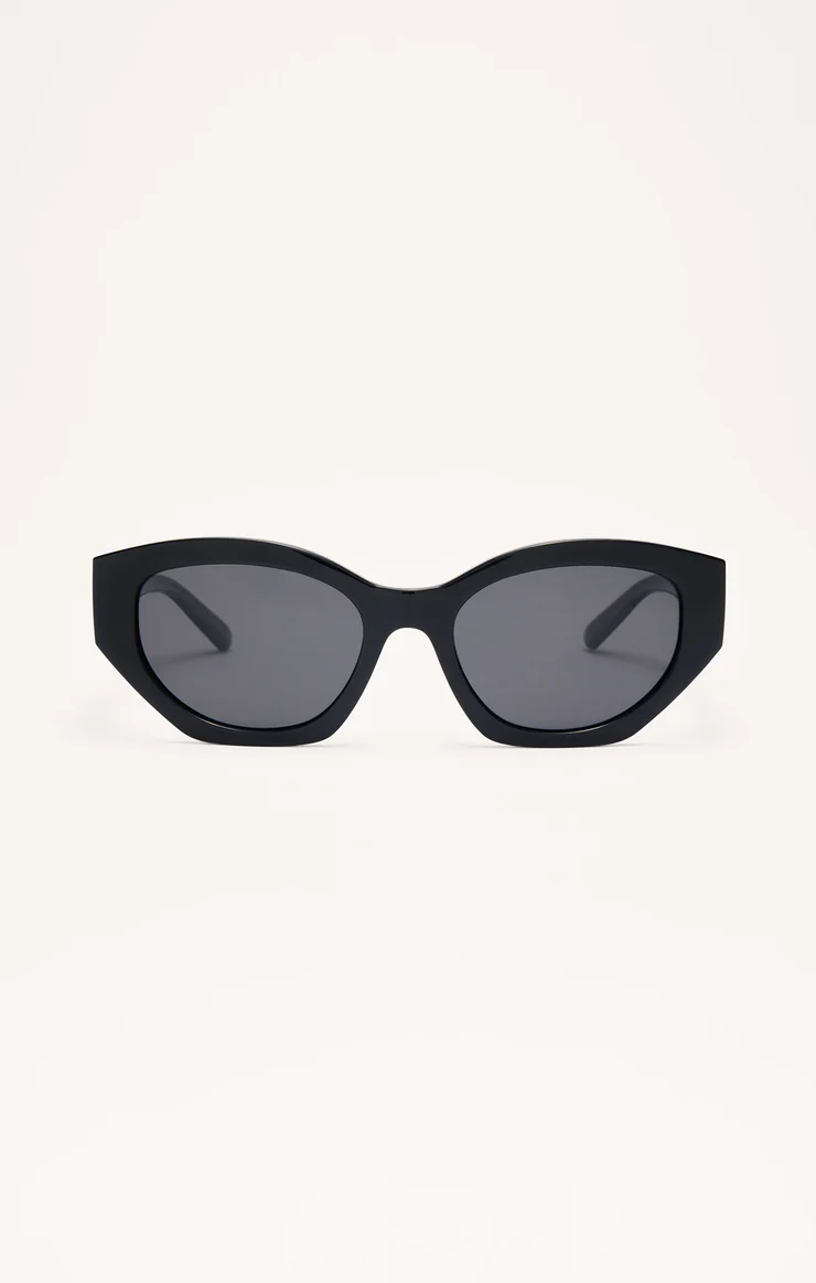 Love Sick Polished Black-Grey Sunglasses