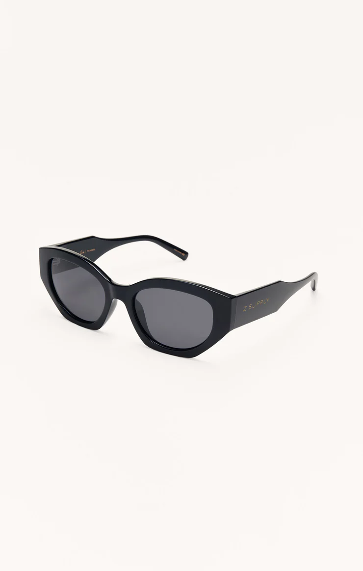 Love Sick Polished Black-Grey Sunglasses