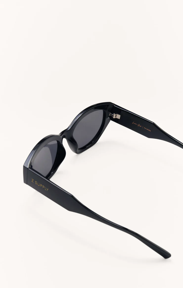 Love Sick Polished Black-Grey Sunglasses