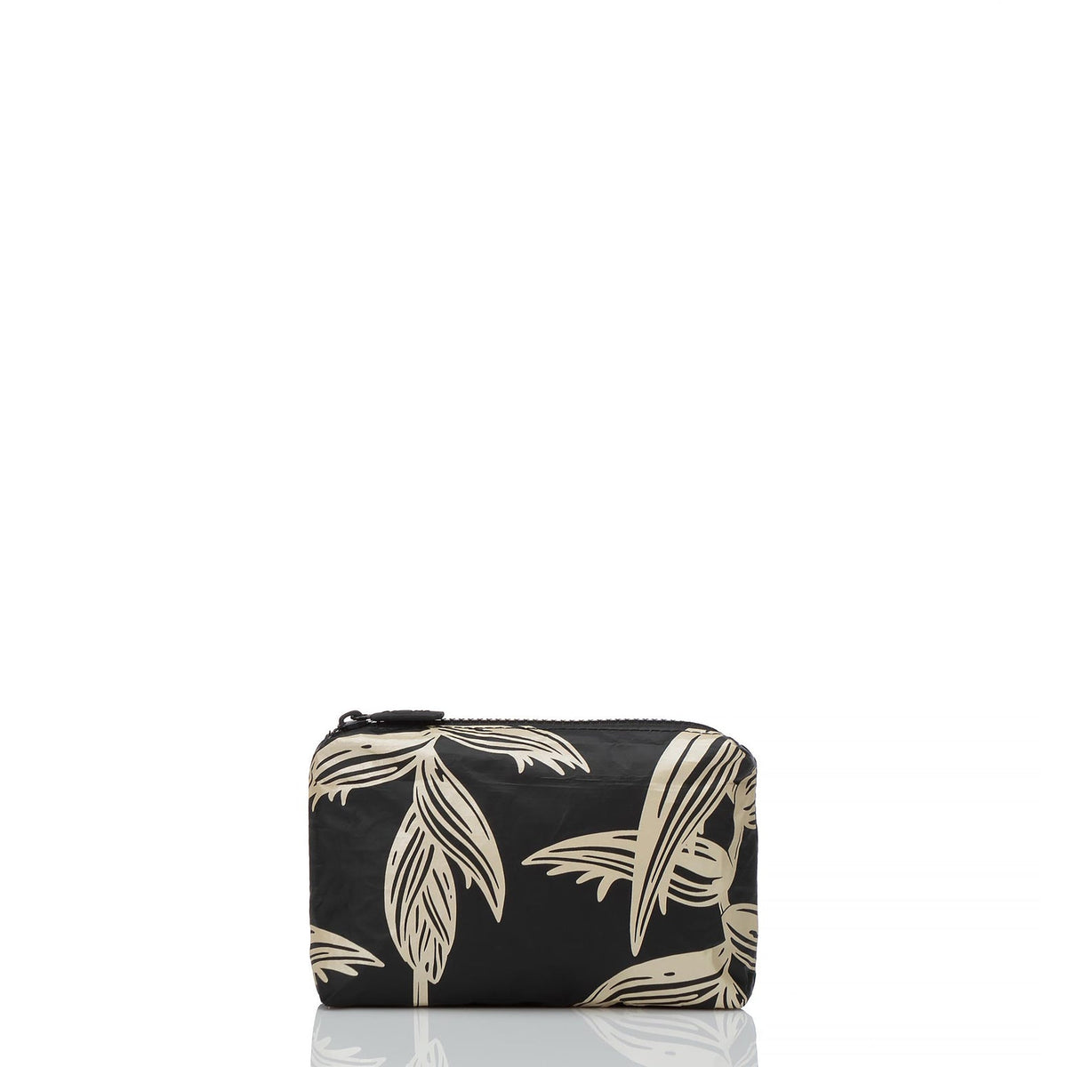 Heliconia Mini Pouch Glow on Black