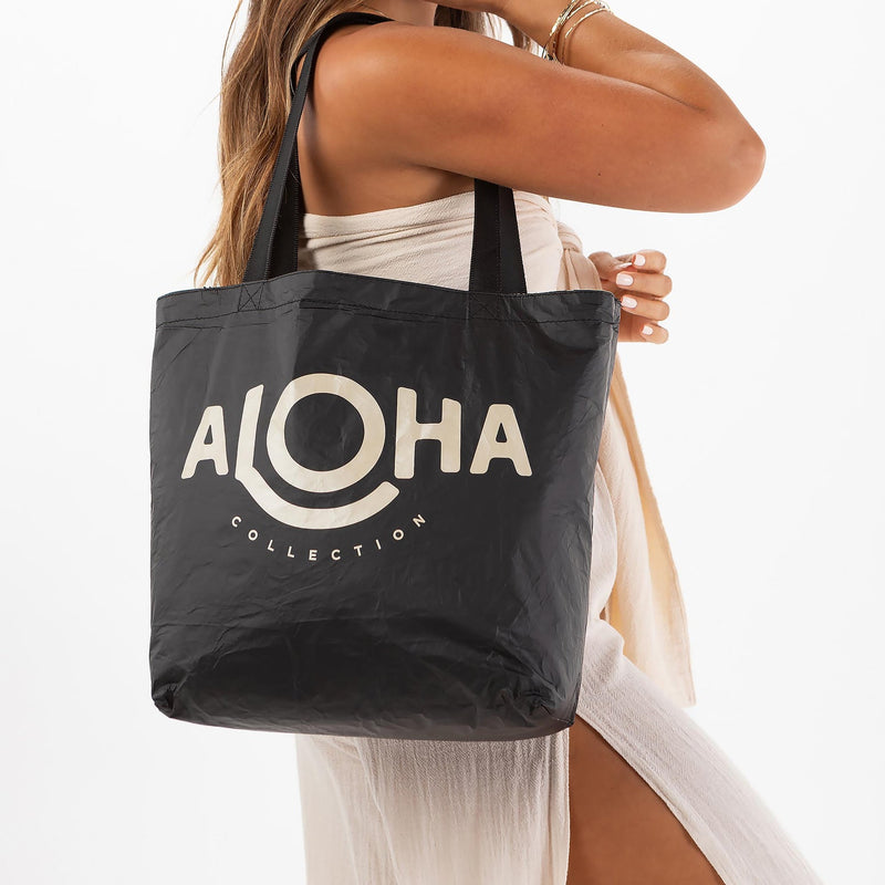 Heliconia Reversible Tote Glow/Black