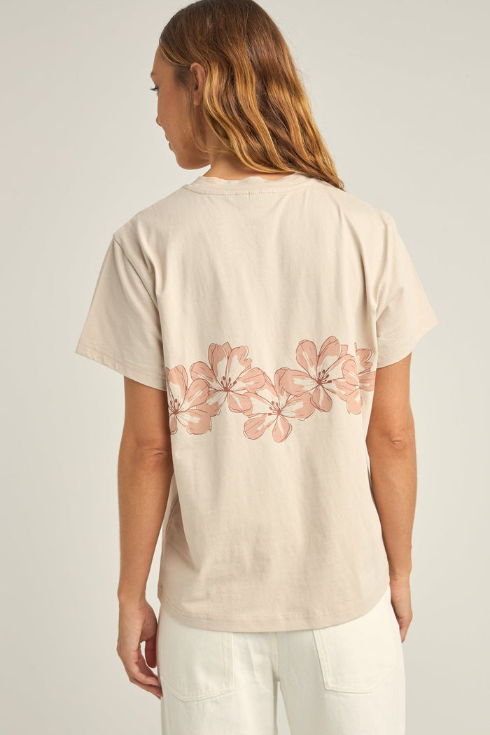 Island Hibiscus Tee Mauve