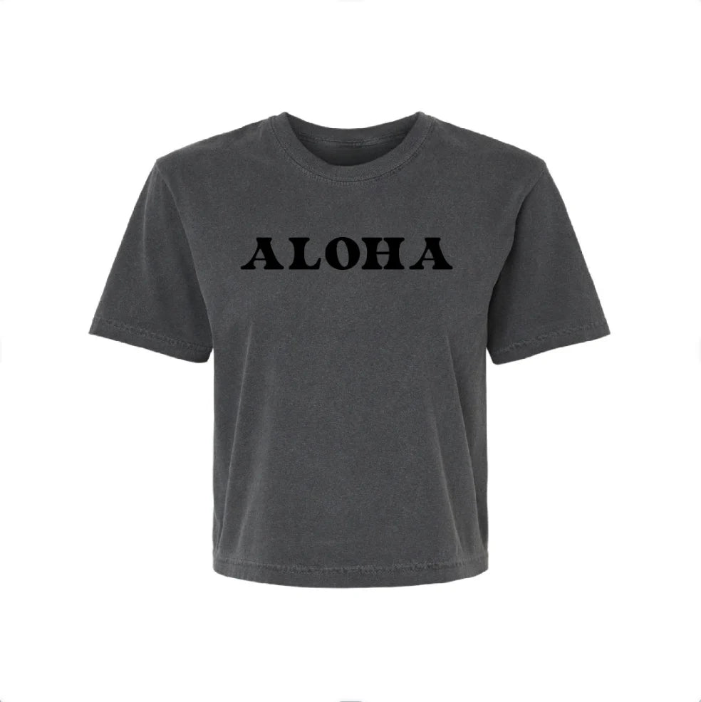 Puff Crop Aloha Tee Pepper