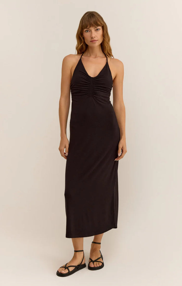 Sicily Midi Dress Black