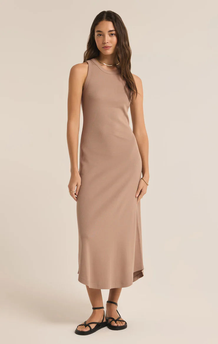 Goodwin Midi Dress Latte