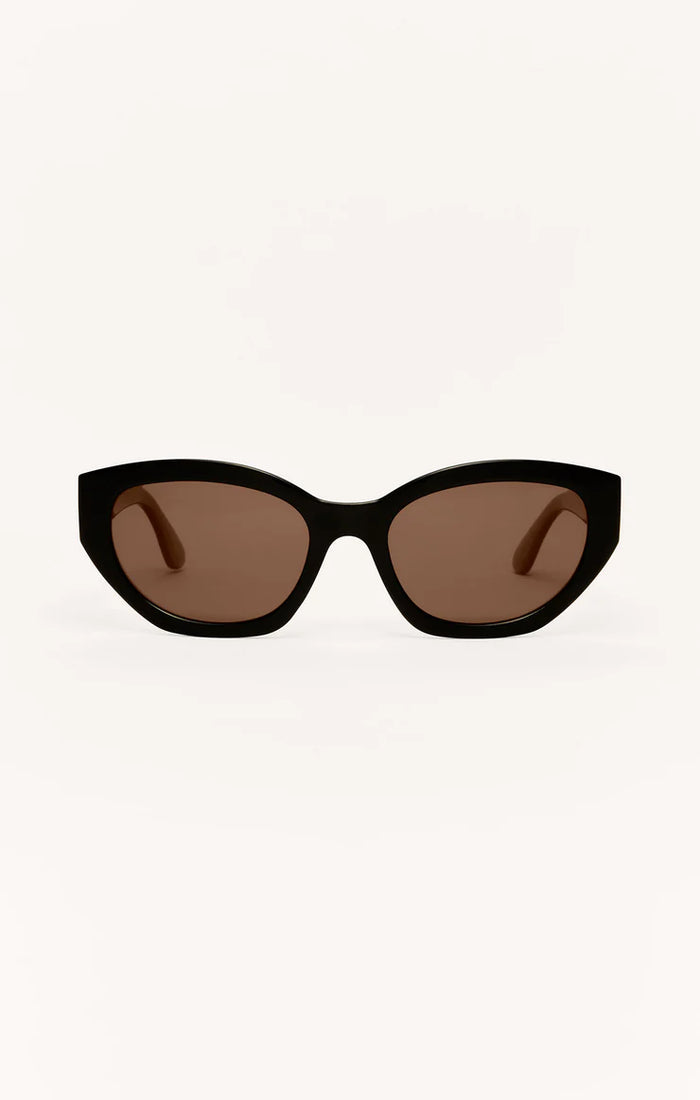 Mirage Sunglasses Polished Black/Brown