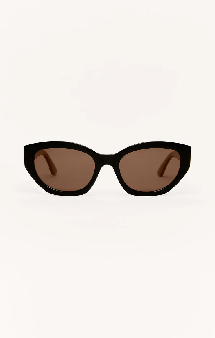 Mirage Sunglasses Polished Black/Brown