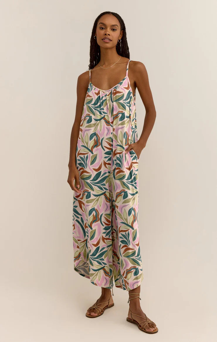 Flared Safari Jumpsuit Cantina