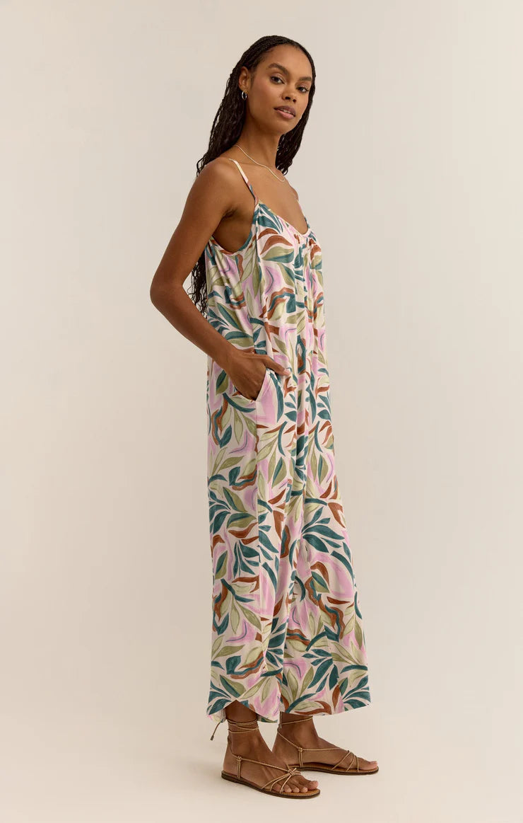 Flared Safari Jumpsuit Cantina