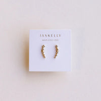 Crawler Earrings Champagne