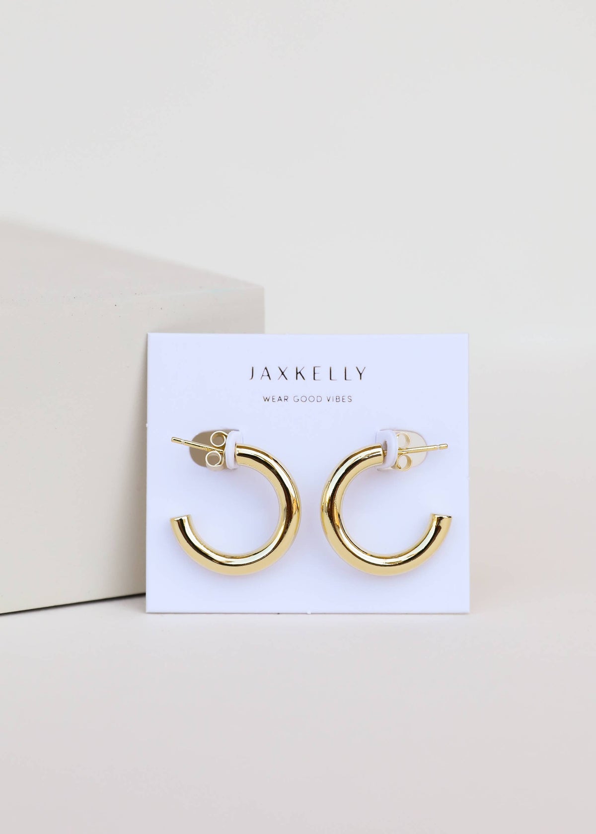 Gold Hoop - Smooth - Earrings