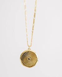 Gold Midnight Sun Necklace