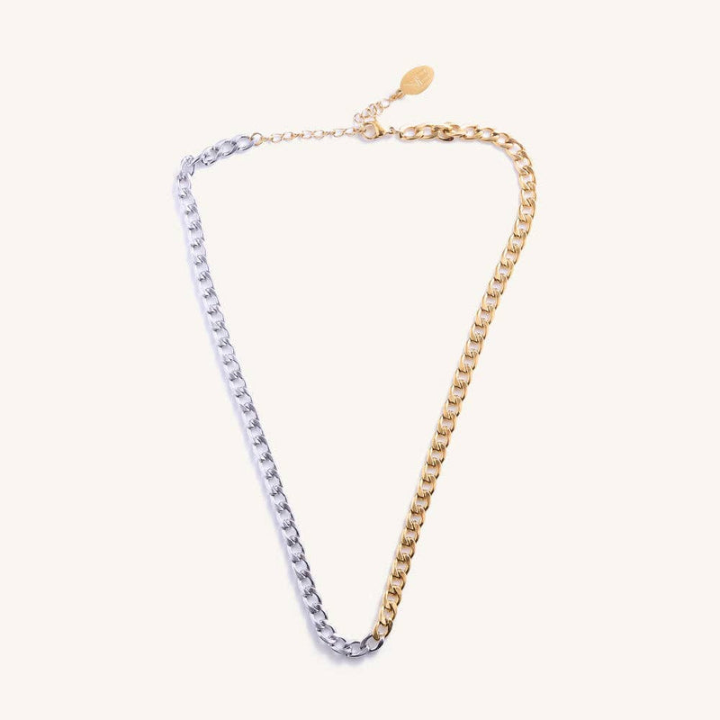 Two Toned Chain Necklace