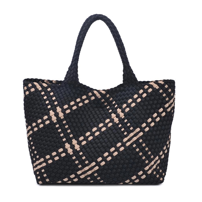 Sky's the Limit Large Tote Black/Nude