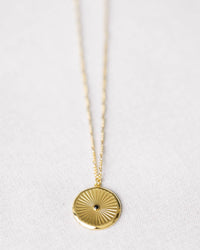 Gold Midnight Sun Necklace