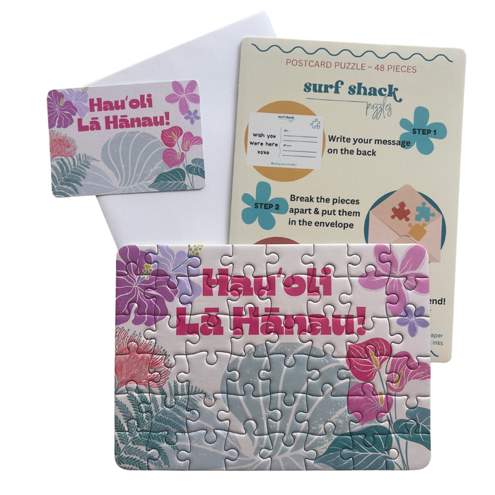 Hauʻoli Lā Hānau (Happy Birthday) Postcard Puzzle