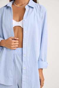 Zephyr Stripe Shirt Blue