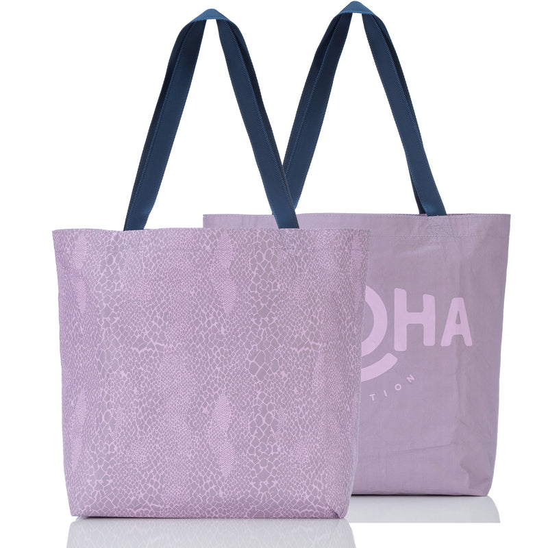 Python Reversible Tote Amethyst